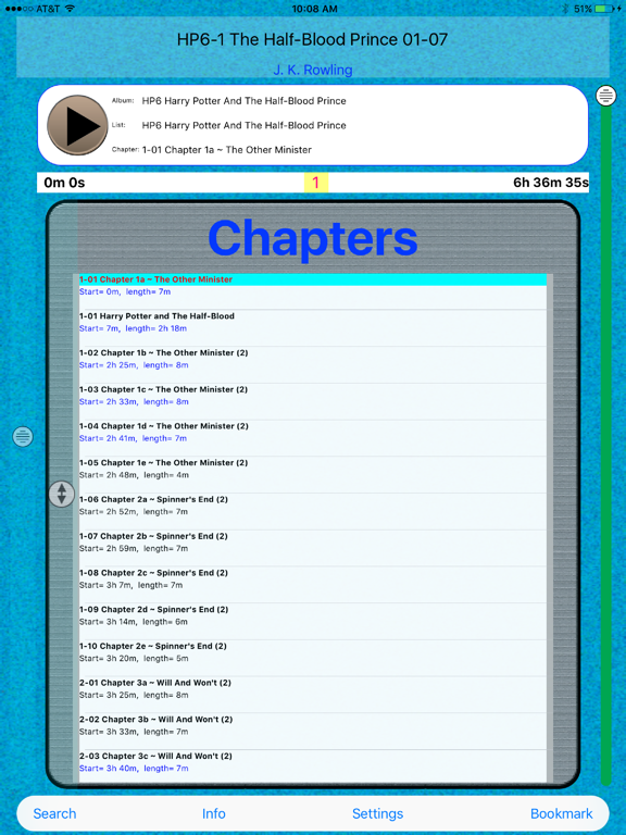 Screenshot #6 pour Precise Audiobook Player
