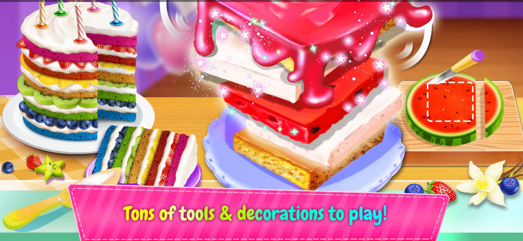 Birthday Cake Design Party - Games App | MWM