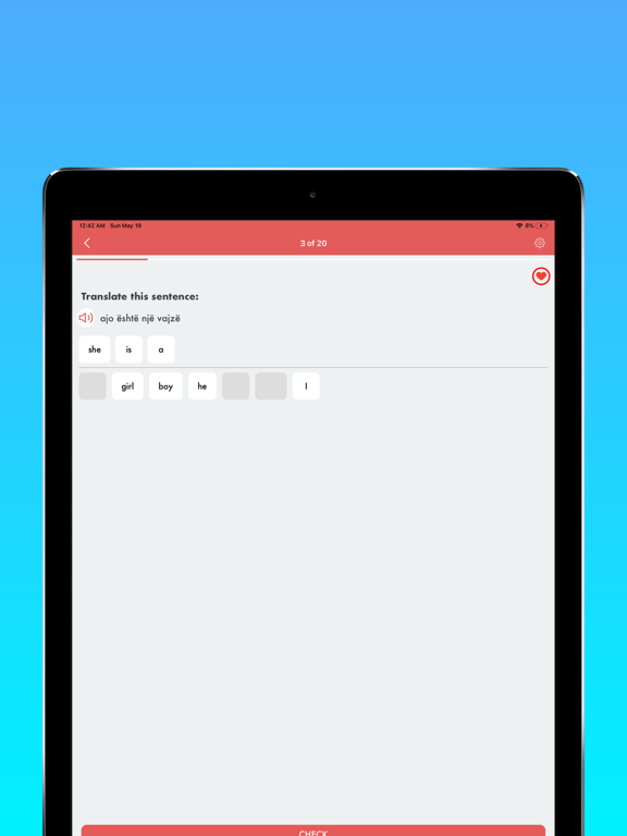 Edualb - Learn Albanian iPad screenshot 3 - Education app