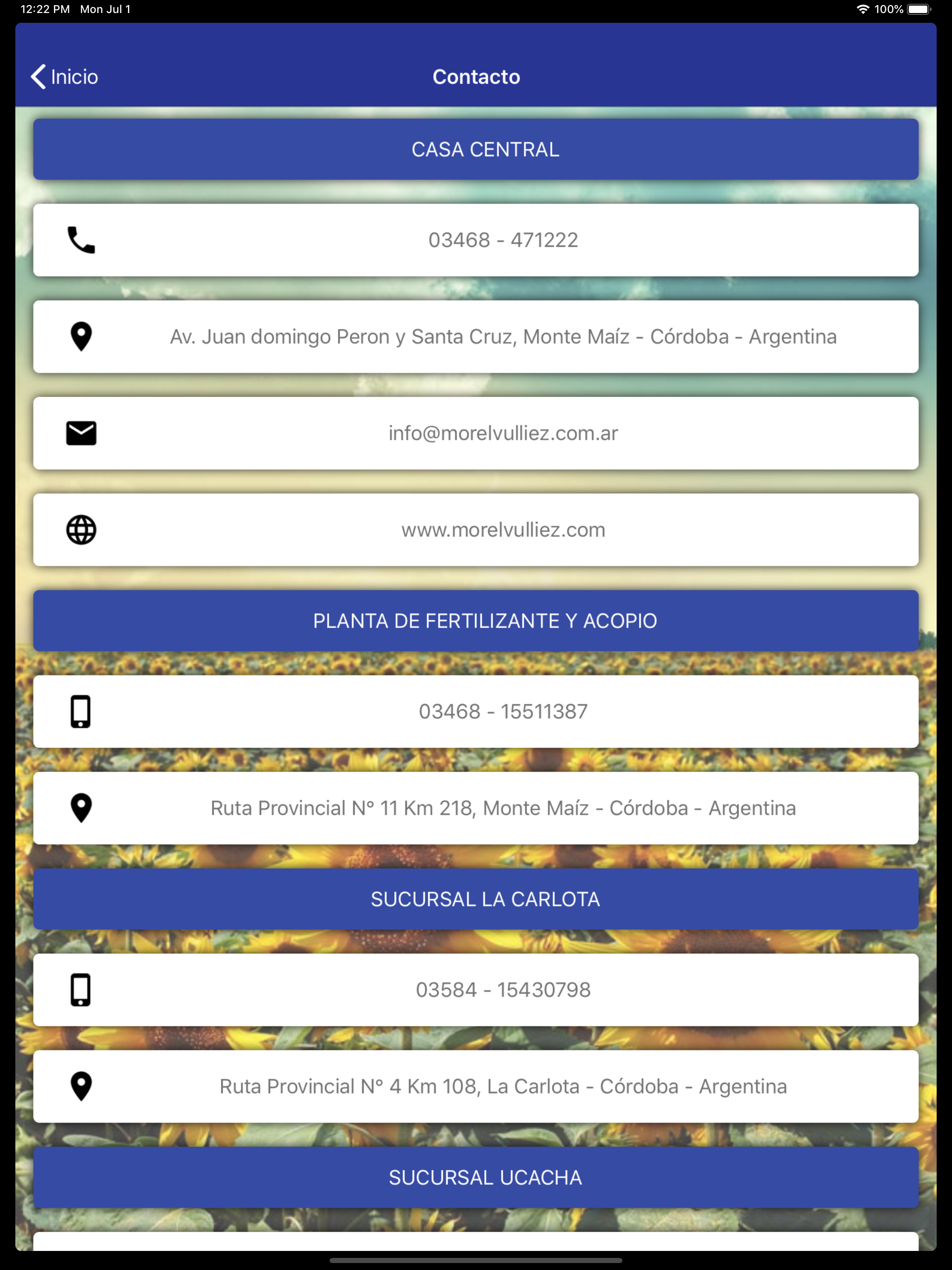 Morel Vulliez S.A. screenshot 10