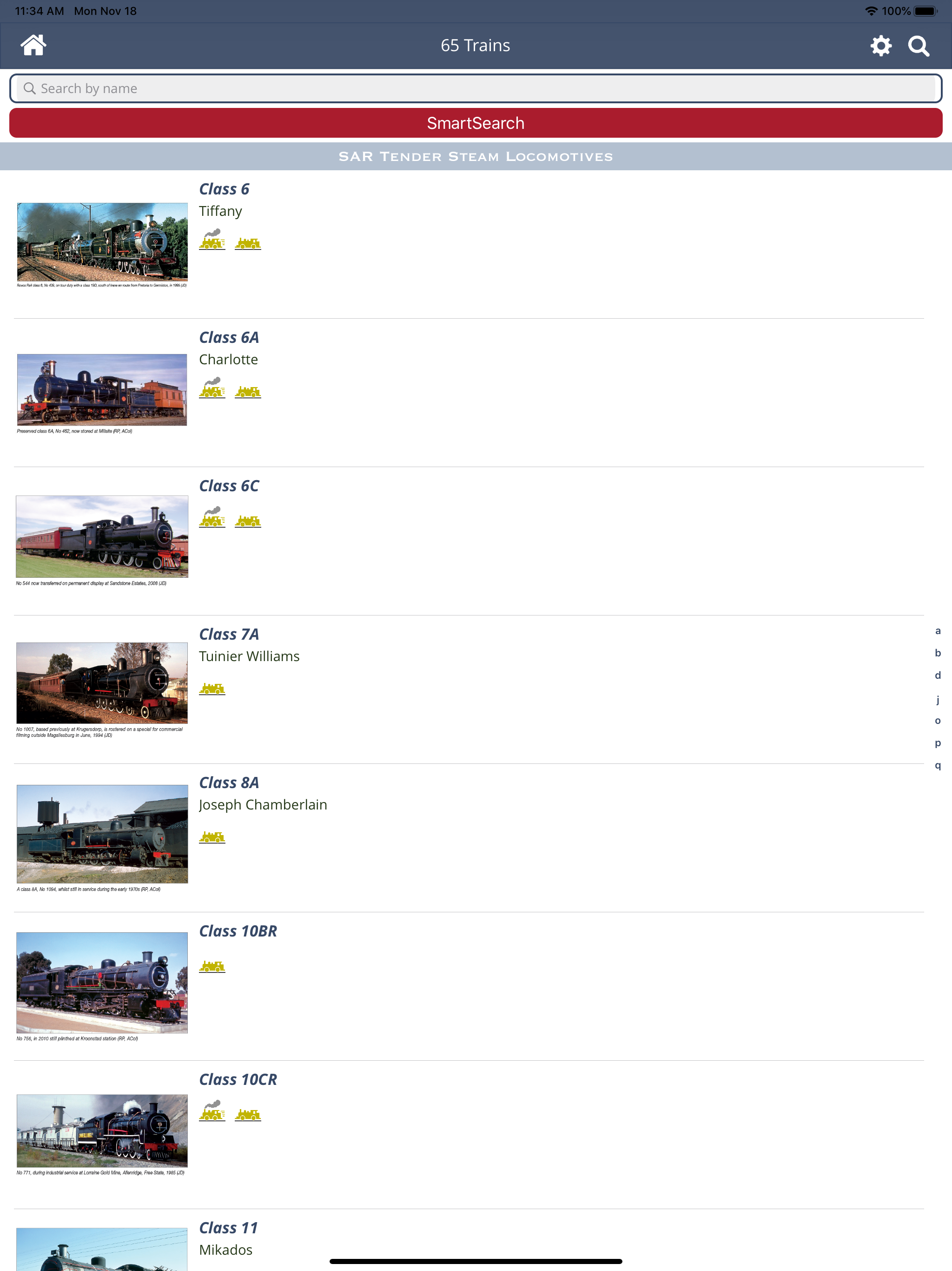 Trains of South Africa