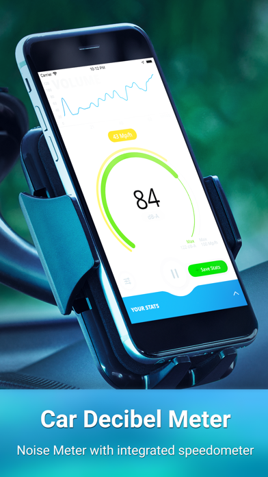 Screenshot 1 of Car Decibel Sound Level Meter App