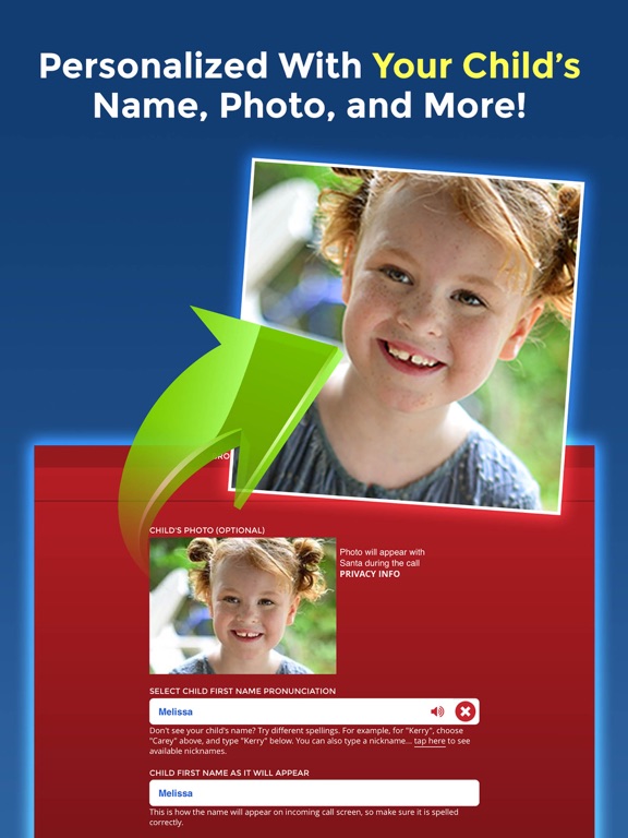 Personalized Call from Santa iPad screenshot 4 - Entertainment app