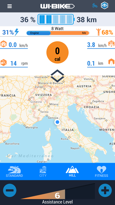 Screenshot #1 pour Wi-Bike App