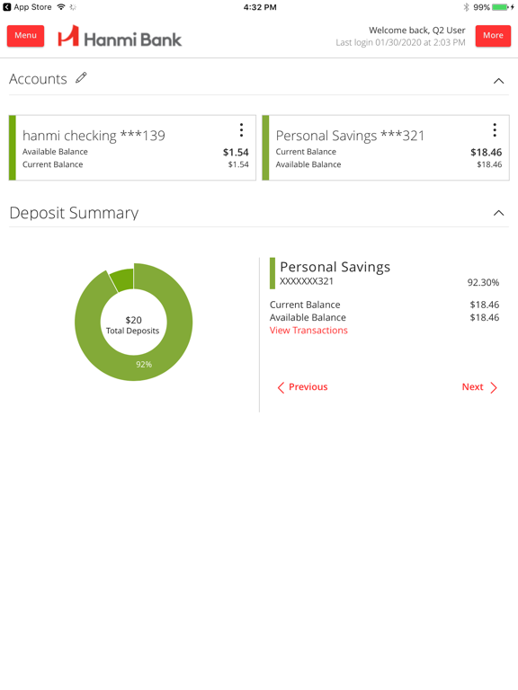 Screenshot #5 pour Hanmi Mobile Banking