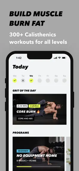 Game screenshot Grit - Calisthenics Workout mod apk