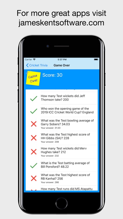 Cricket Trivia - Quiz Game screenshot-4