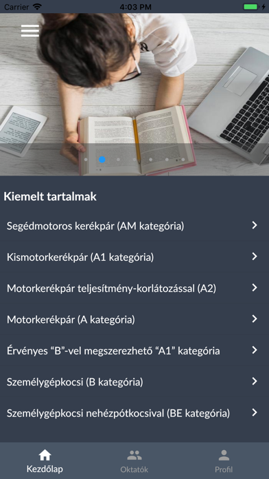 Screenshot #1 pour Koroknai Autósiskola