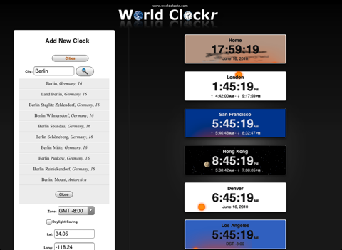 Screenshot #5 pour World Clockr