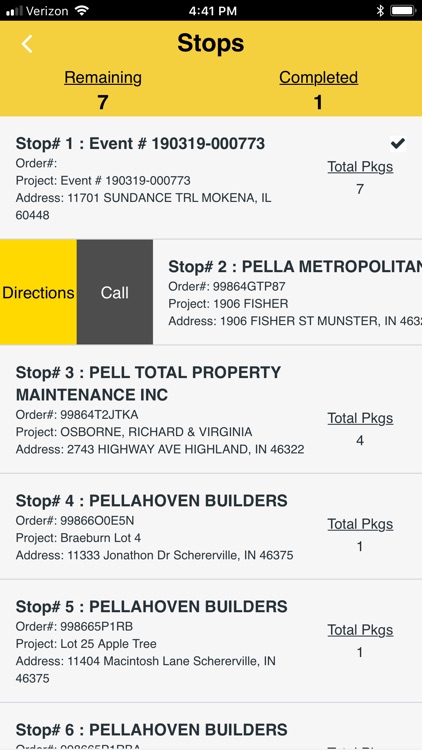 Pella Pro Delivery Tracker