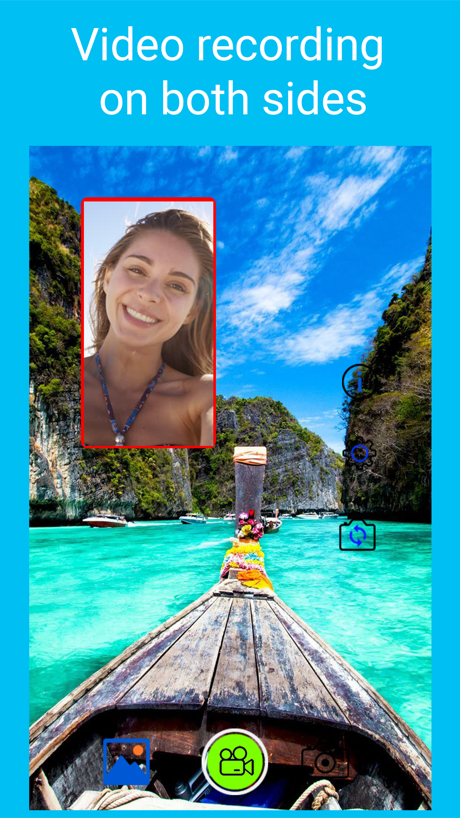 Front Back Dual Cam 的 App Store 截图 1