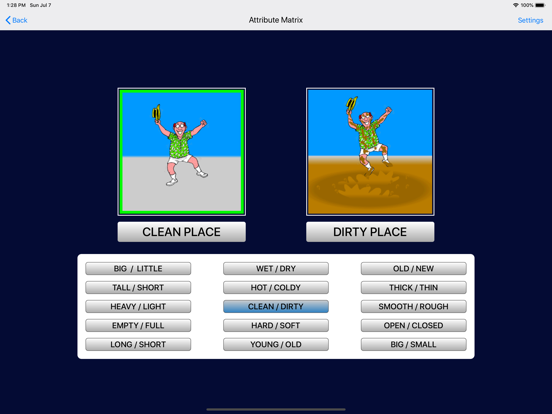 Attribute Matrix iPad screenshot