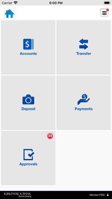 Kirkpatrick Bank Business Screenshot