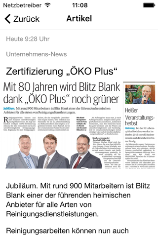 myBlitzBlank App - náhled