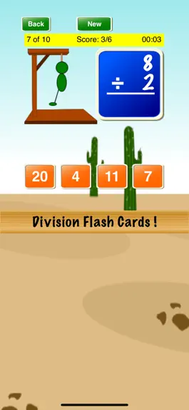 Game screenshot Division Flash Cards ! apk