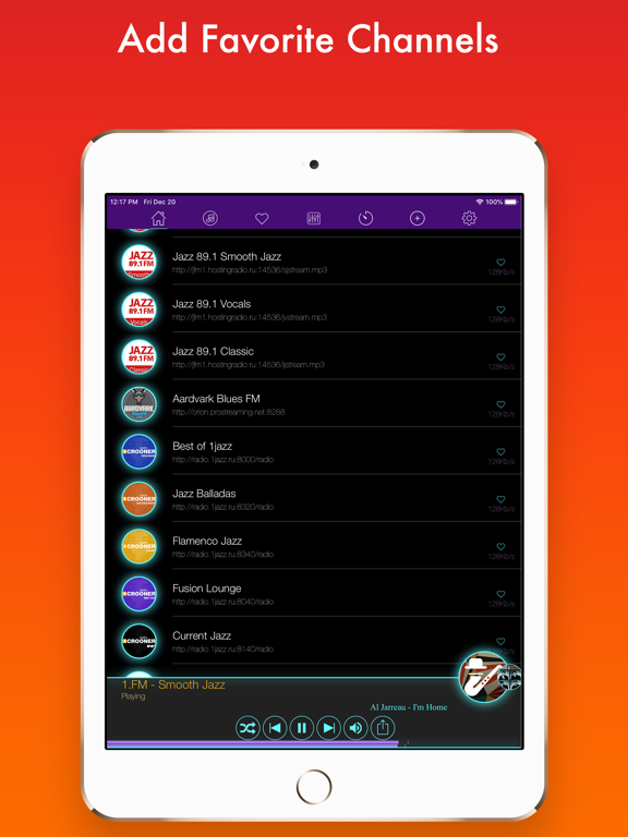 Jazz and Blues! iPad screenshot 5 - Music app