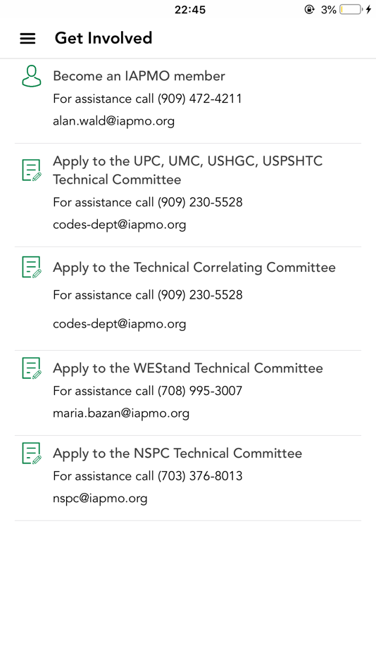 #9. IAPMO Codes (iOS) 由: IAPMO