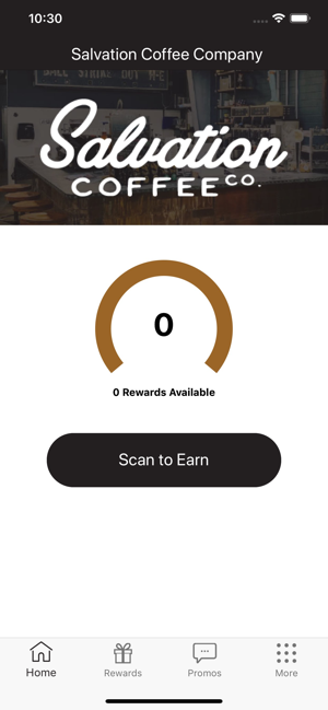 Salvation Coffee Rewards