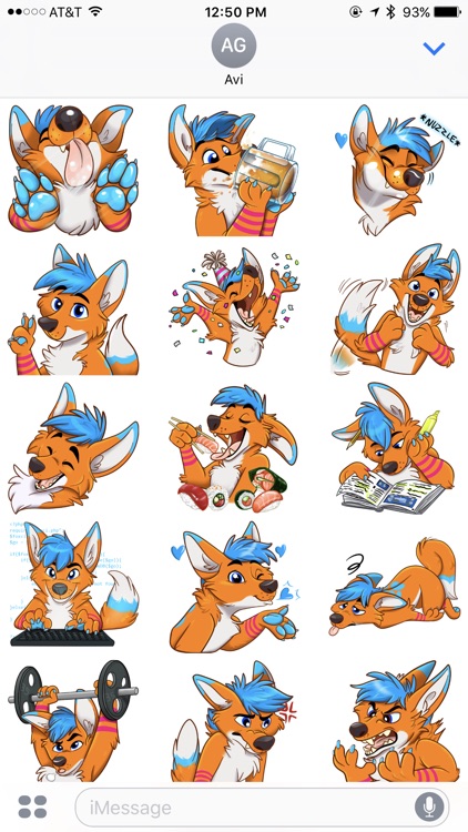 Avi Fox Sticker Pack