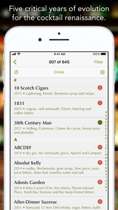 101 Best New Cocktails Screenshot