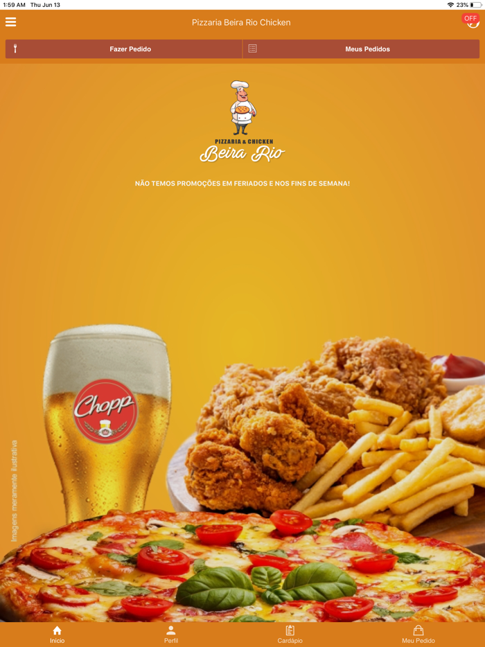 Pizzaria Beira Rio Chicken