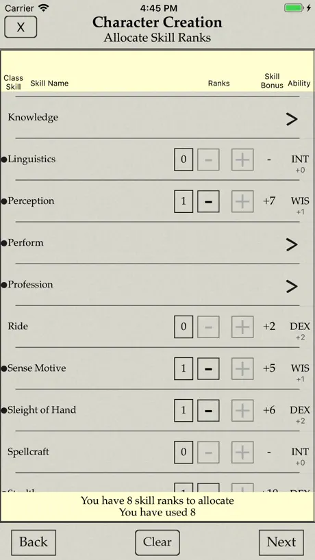 PRD Characters