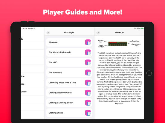 Ultimate Guide for Minecraft iPad app afbeelding 3