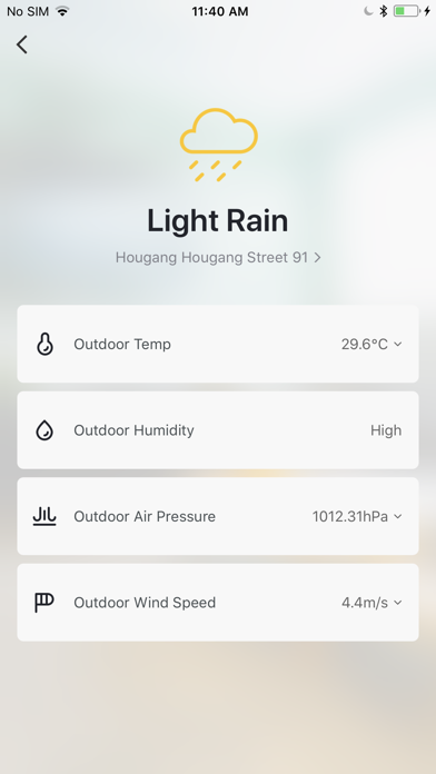 Legate Smart Home Screenshot