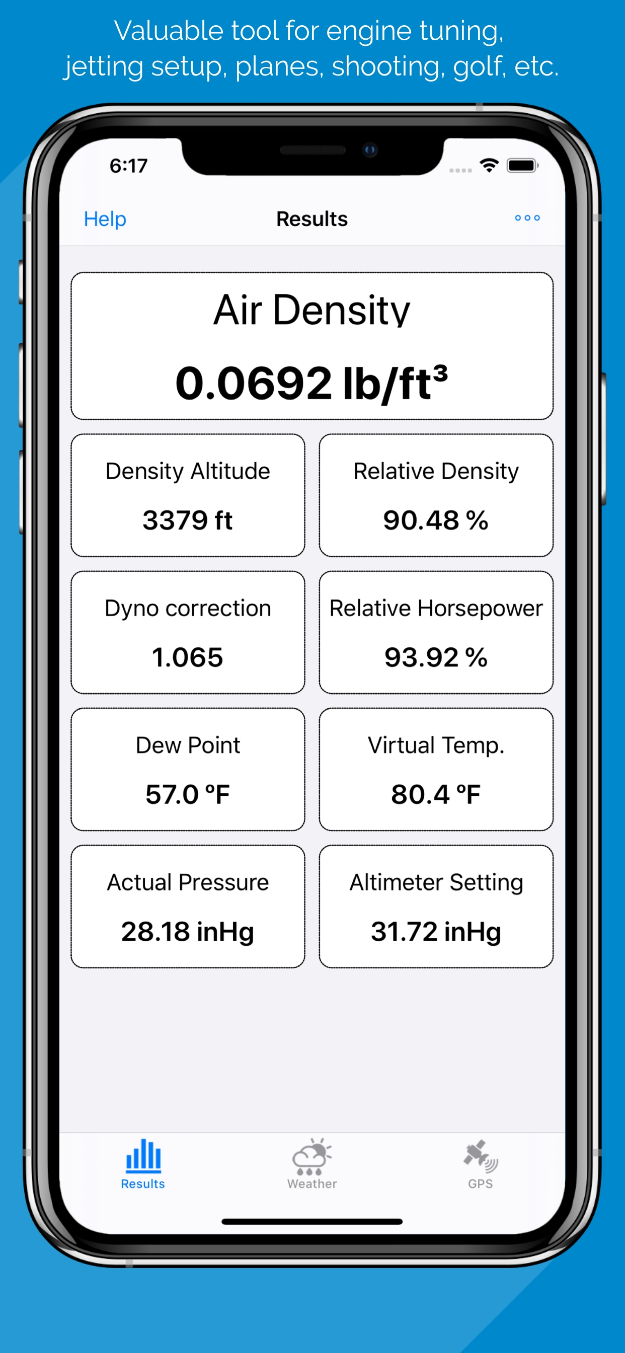 Air Density & RAD meter PRO