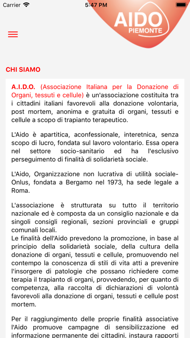 A.I.D.O. Piemonte Onlus screenshot 3