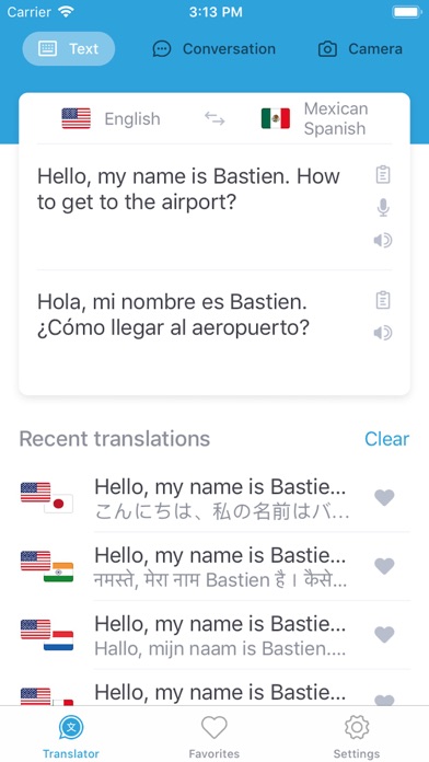 Translator · Screenshot