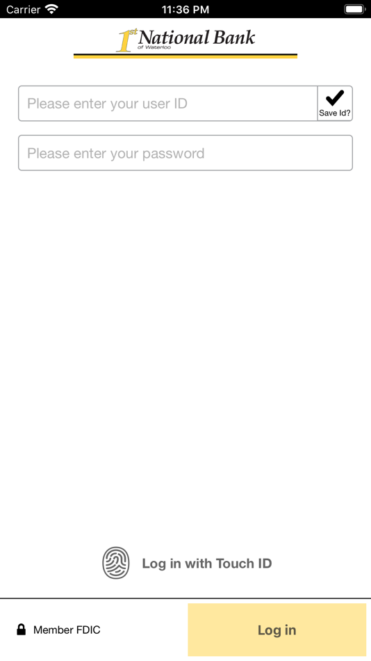 #2. FNB Waterloo Business (iOS) Ved: First Waterloo Bancshares, Inc.