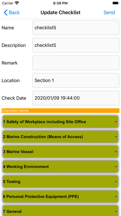 Inno Safety Inspection Screenshot