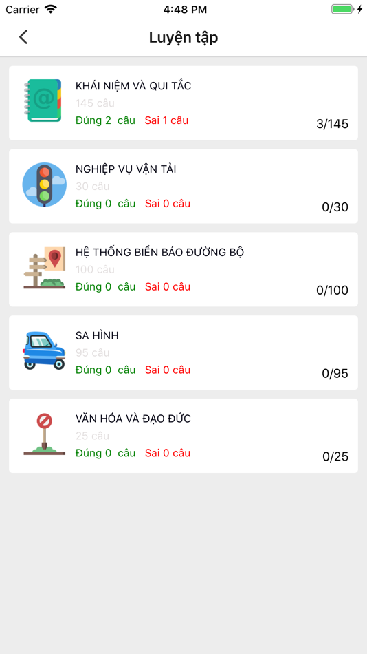 #2. Ôn thi GPLX Học lái xe 450Câu (iOS) 由: Ngoc Thanh Pham