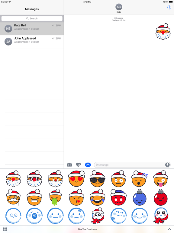 New Year Emoticonsのおすすめ画像2