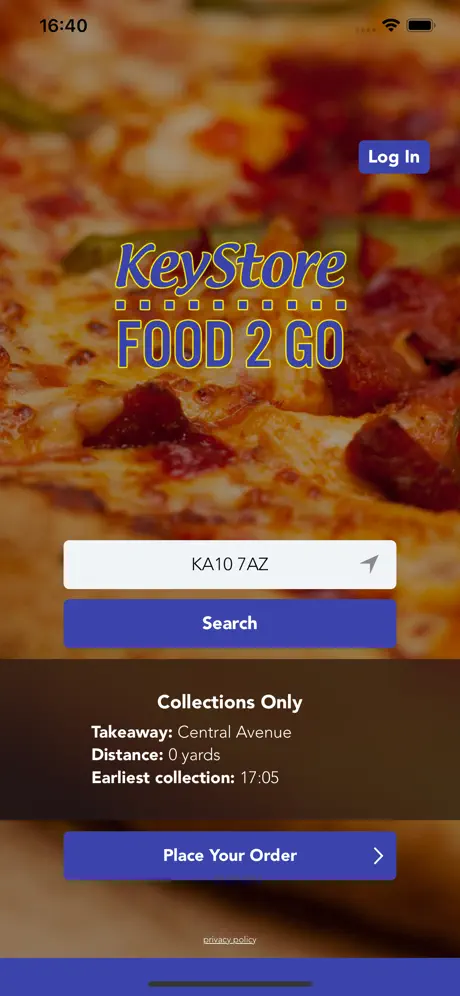 Keystore Food 2 Go
