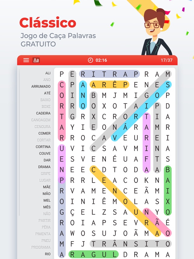 CAÇA- PALAVRAS Word Search