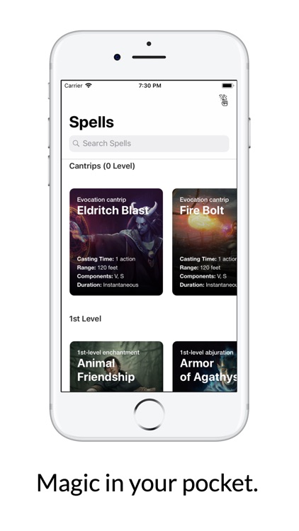 Spells for D&D 5e