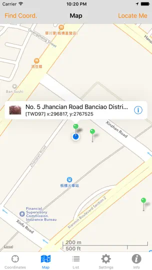 Скриншот Taiwan Datum на iPhone 2
