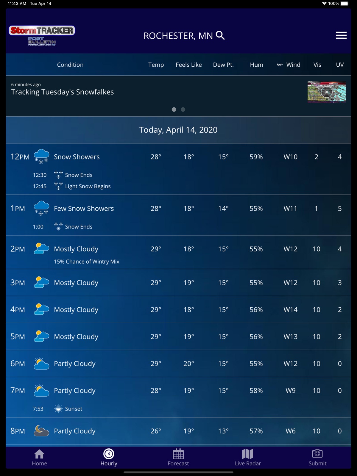 Post Bulletin StormTRACKER ipad screenshot 2