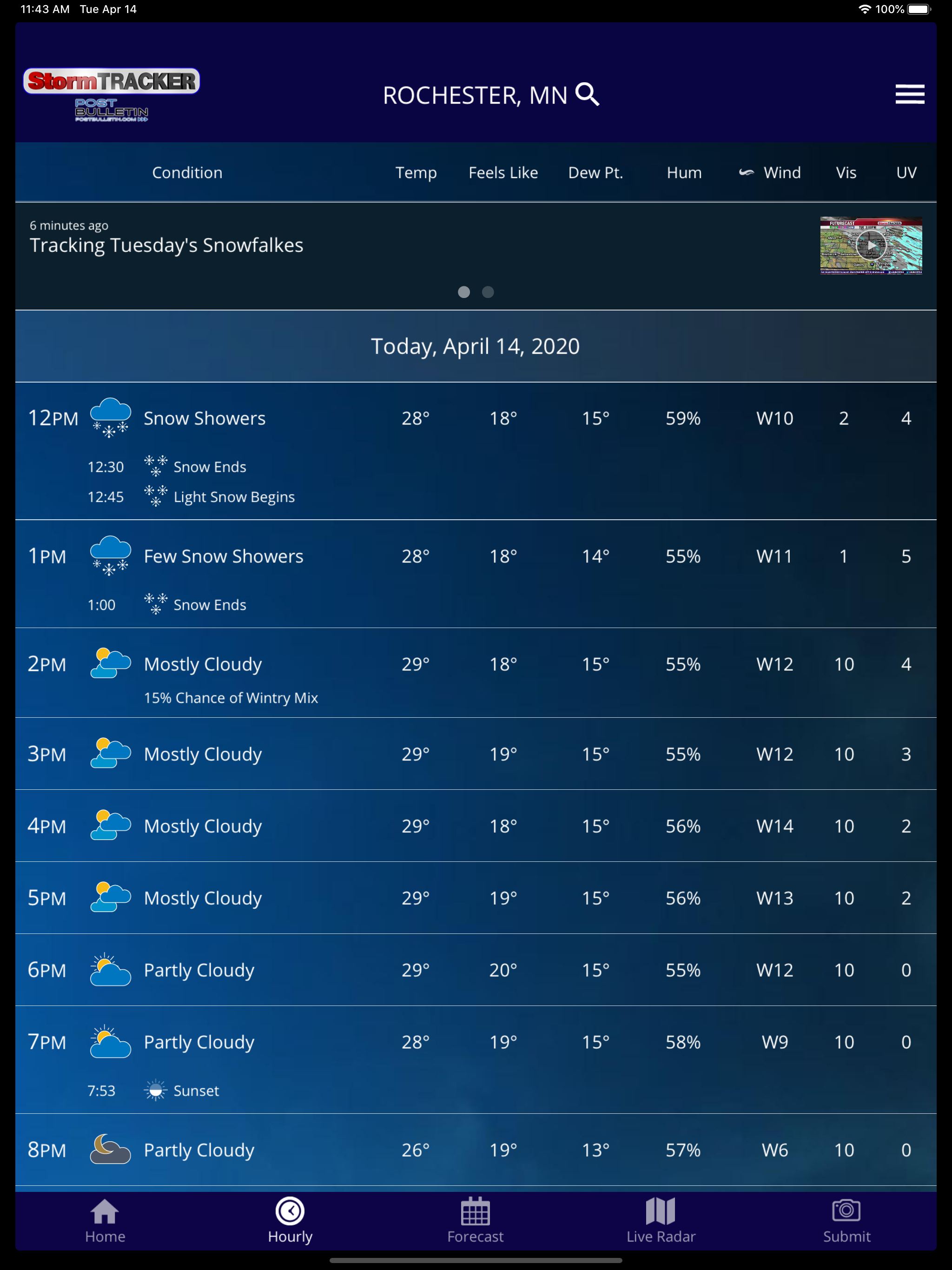 Post Bulletin StormTRACKER