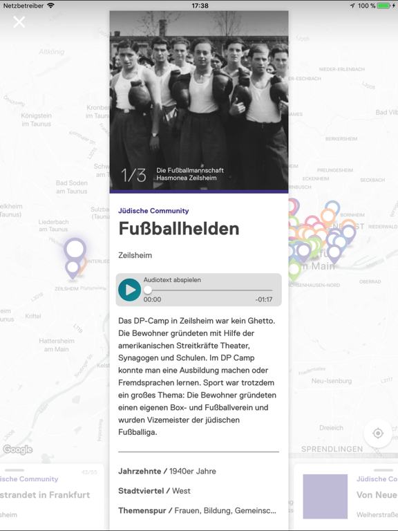 Unsichtbare Orte iPad screenshot