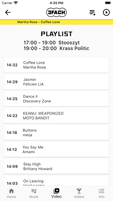 Radio 3FACH Screenshot