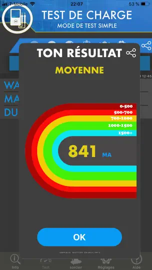Capture d'écran de Ampères - Info Batterie Ampere sur iPhone 2