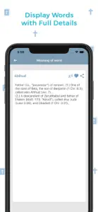 Bible Dictionary Offline Pre screenshot #2 for iPhone