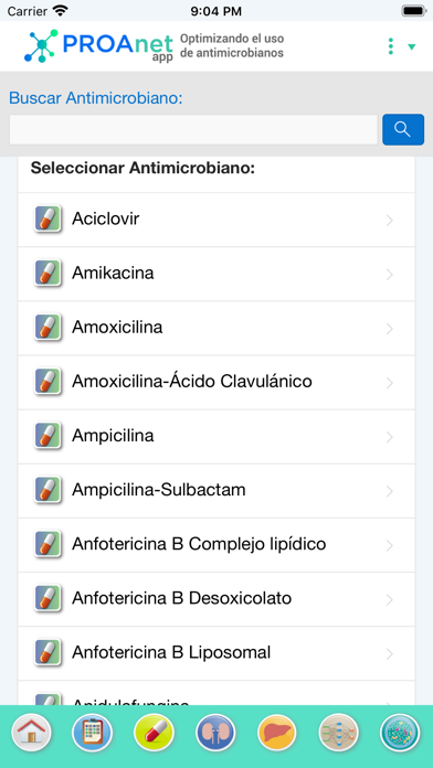 PROAnet app iPhone screenshot 4 - Medical app