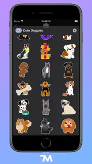 cute doggies stickers iphone screenshot 3
