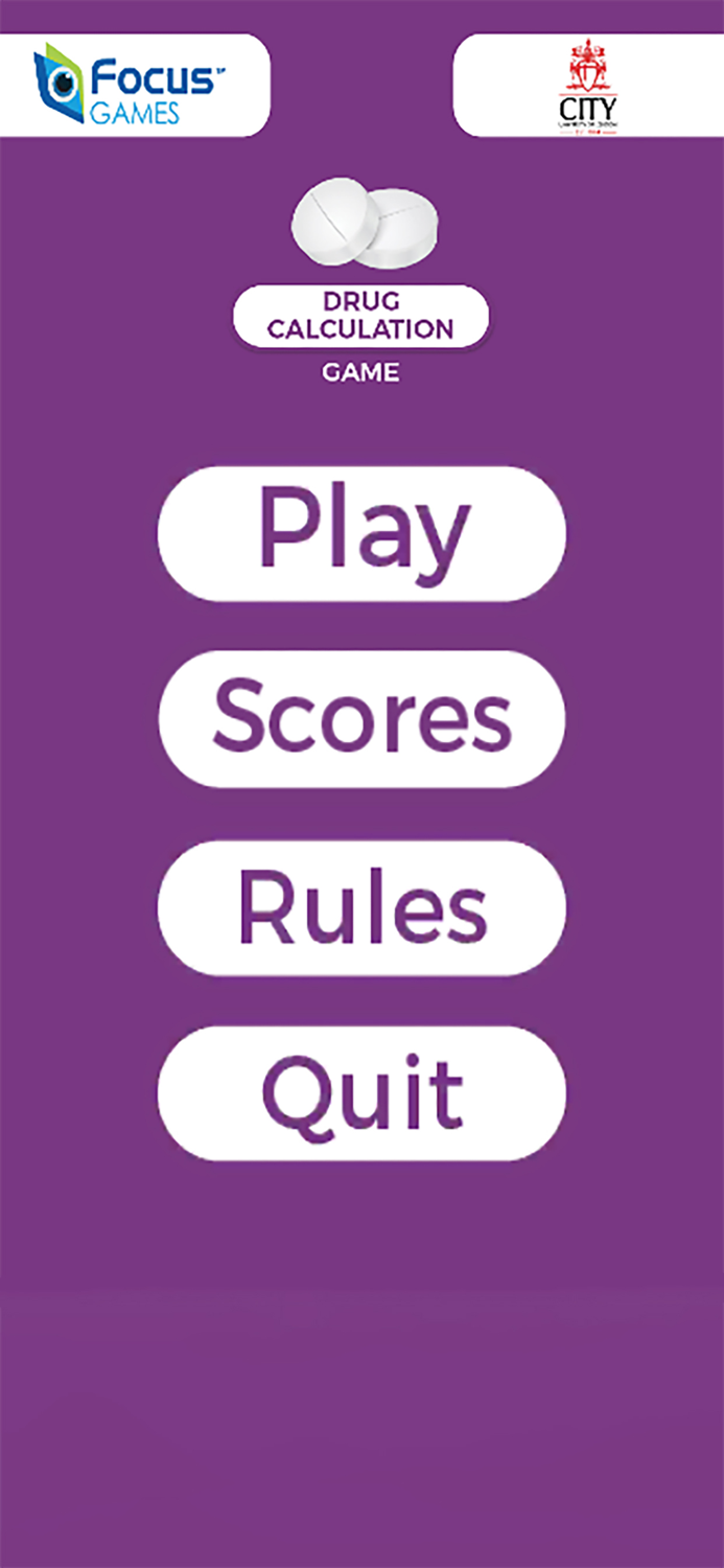 Drug Calculations Game