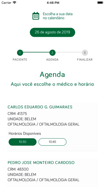Agendamento Cema Hospital screenshot-5
