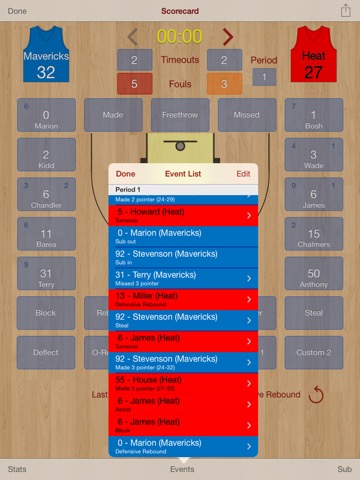 HoopStats Basketball Scoringのおすすめ画像2